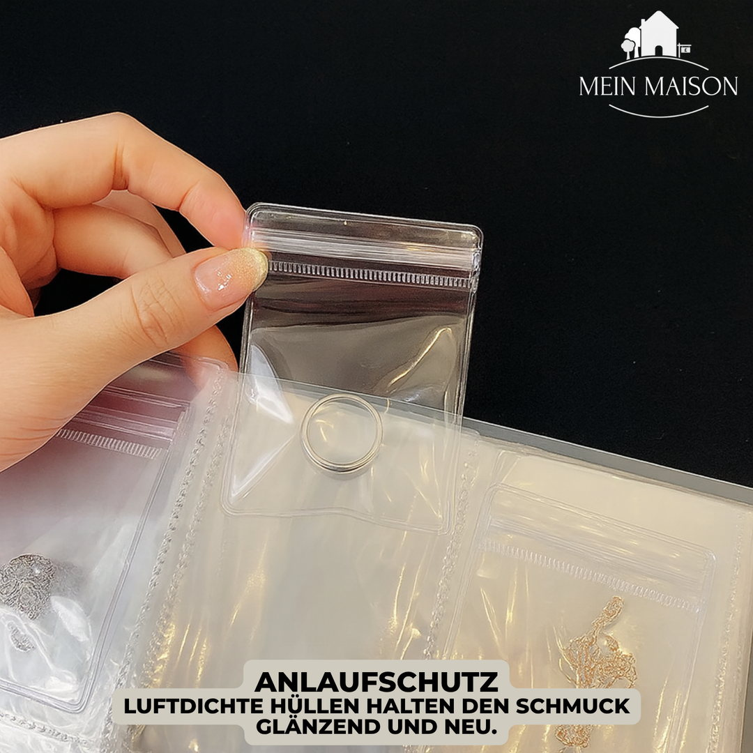 Endlich keine verknoteten Halsketten mehr! Dieses Schmuck Organizer Buch bietet Ordnung & Schutz für all Ihren Schmuck.