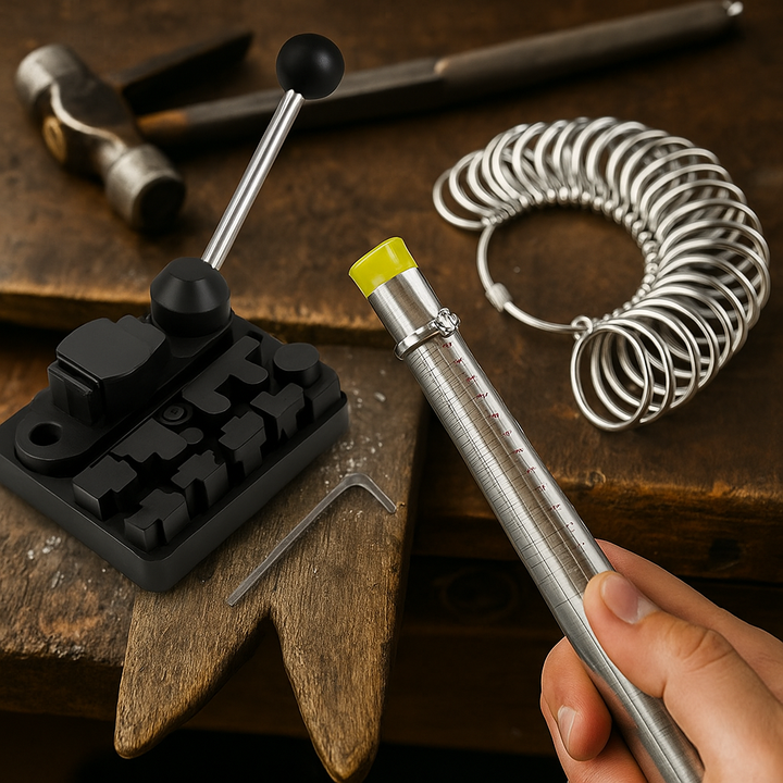 Ringdehnwerkzeug für einfache Ringgrößenanpassung. Praktisches Schmuckwerkzeug für jeden Goldschmied & DIY.