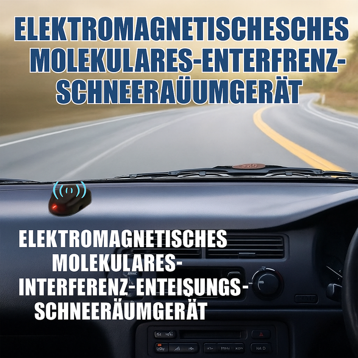 Kompaktes Auto Enteiser Gadget, solarbetrieben. Einfache Montage für effektiven Frostschutz.