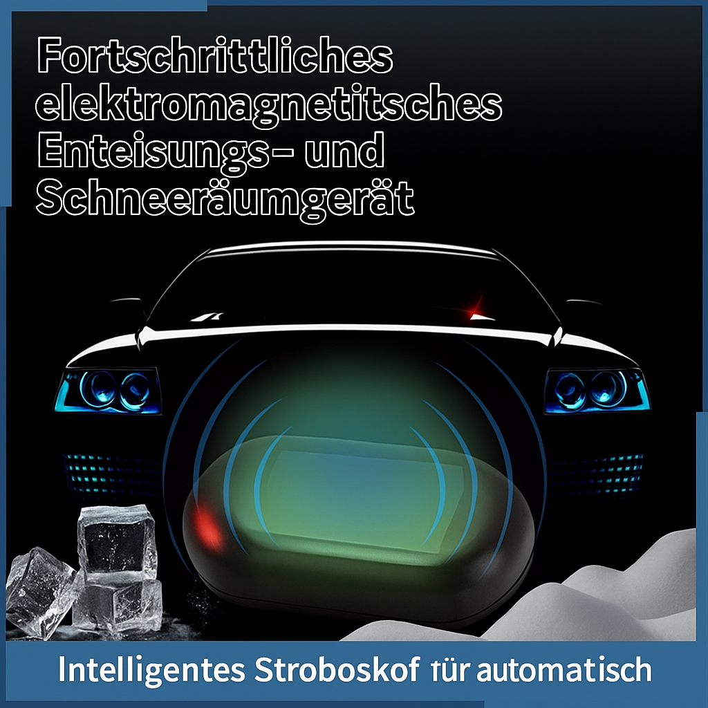 Smartes Fahrzeugzubehör für Winter: Automatischer schnellenteiser für eisfreie, kratzfreie Scheiben.