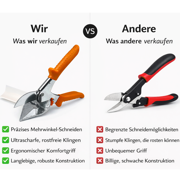 SchnittMeister Pro Handwerkzeug für saubere, präzise Schnitte in Materialien wie Papier, Stoff, Karton & Leder.