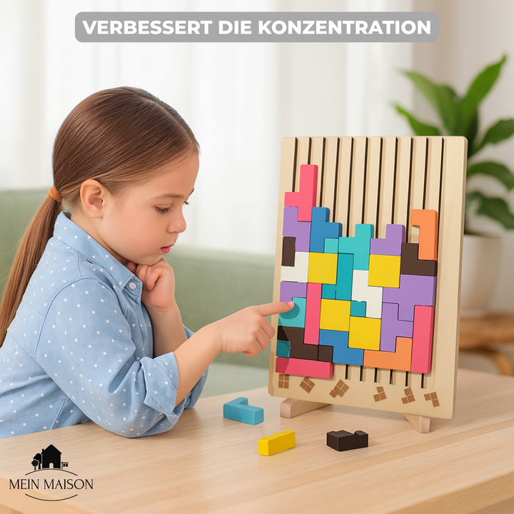 Konzentrations- und Entspannungsspiel aus nachhaltigem Holz, perfekt für Büro & Schreibtisch.