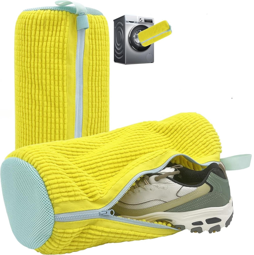 Wiederverwendbarer Schuhwaschbeutel, ideal zur formschonenden Reinigung aller Schuharten.