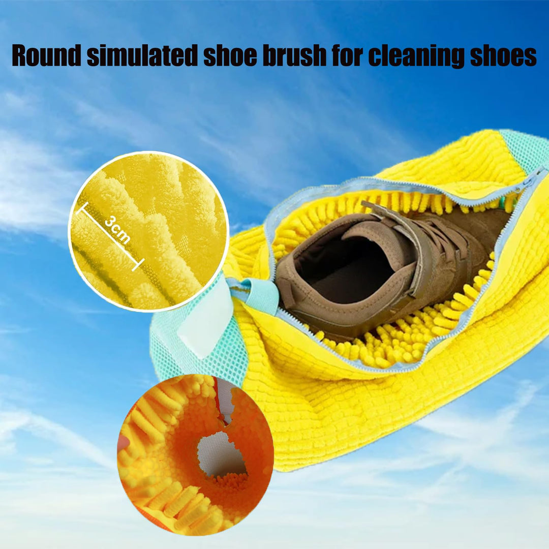 Atmungsaktiver Wäschebeutel für Schuhe, auch als Reiseschuhbeutel nutzbar.