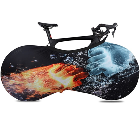 Eng anliegende Fahrradabdeckung für Rennräder, idealer Staub- und Schmutzschutz, passt perfekt.