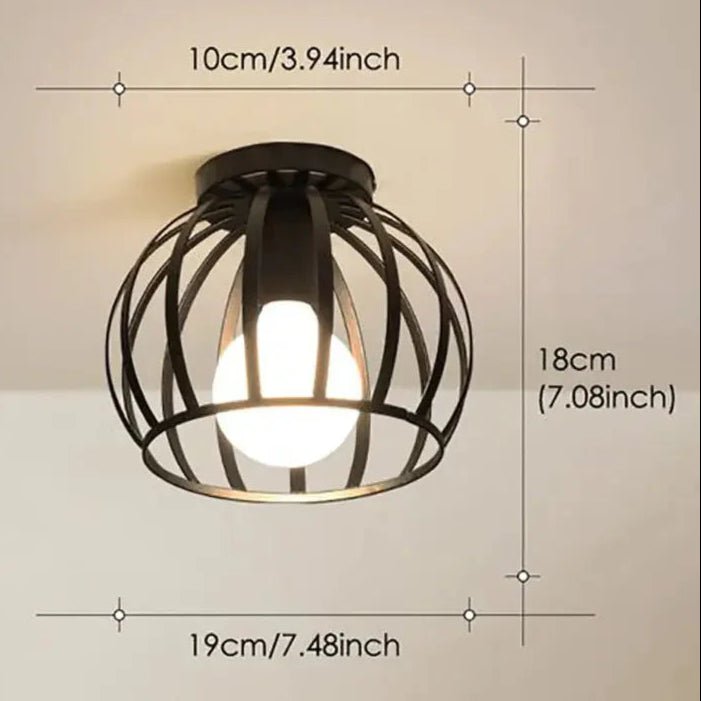 Vielseitige schwarze Industrie Designlampe für jeden Raum. Diese Metalllampe bietet moderne und robuste Beleuchtung.