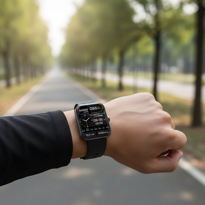 Fitness-Tracker & Aktivitäts-Tracker mit Blutzucker-Messung & Schlafmonitor. Perfekt für aktive Lebensstile.