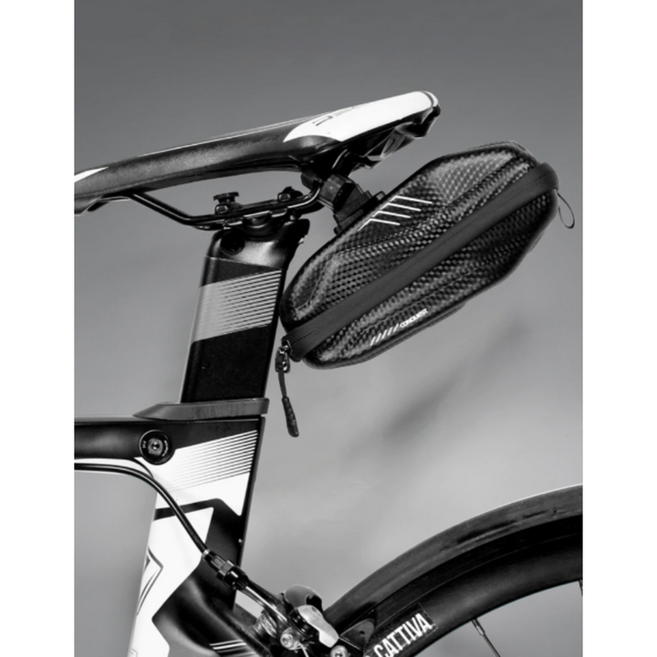 Wasserdichte Fahrrad Satteltasche für den Radsport. Robustes Zubehör für Mountainbike, Rennrad & ausgedehnte Radtouren.