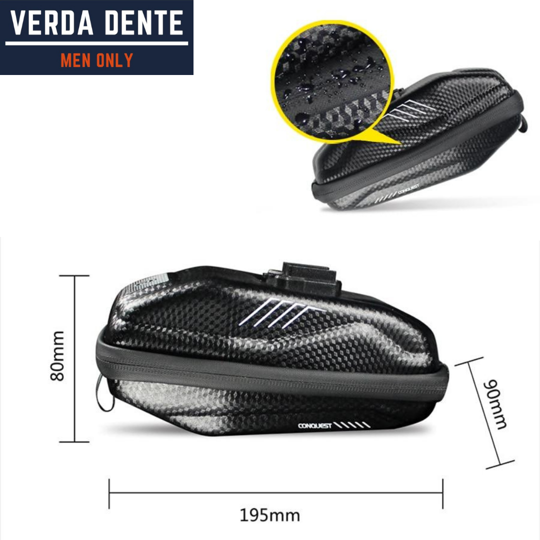 Praktische Werkzeugtasche für den Fahrradsattel. Wasserdichte & robuste Gepäcktasche für Radfahrer & MTB-Fahrer.