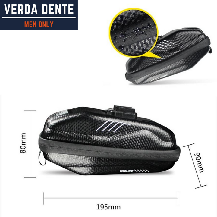 Praktische Werkzeugtasche für den Fahrradsattel. Wasserdichte & robuste Gepäcktasche für Radfahrer & MTB-Fahrer.