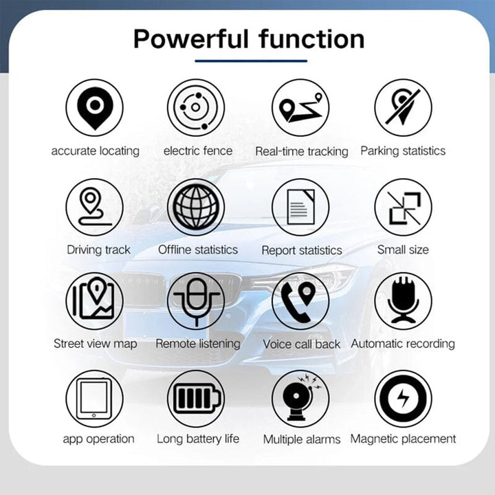 Vielseitiger GPS-Tracker für Fahrzeuge, Objekte & Personen – mit starkem Magnet und Echtzeit-Tracking.