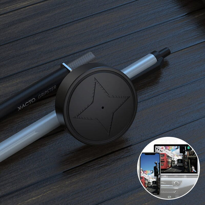 Magnetischer GPS-Tracker für einfache und schnelle Befestigung an Fahrzeugen zur Live-Ortung.