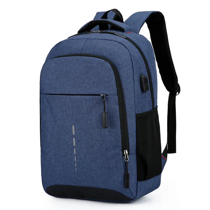 Schwarzer Männer Rucksack, wasserdicht & ultraleicht, modern, ideal als Reisetasche.