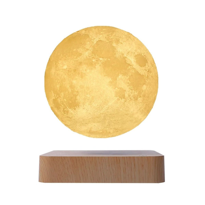 MOONFLOAT Nachtlicht: schwebende Mondlampe mit sanftem LED Farbwechsel, perfekt für Kinderzimmer oder entspannte Abende.