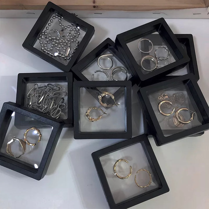 Hochwertige schwebende Schmuck-Boxen für eine beeindruckende und sichere Ausstellung Ihrer Schätze.
