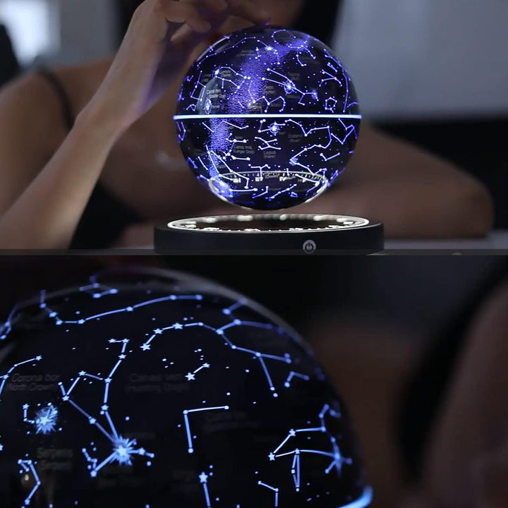 Moderne SkyOrbit Sternenbild Levitation Lampe – ein schwebendes Kunstwerk für jedes stilvolle Zuhause.