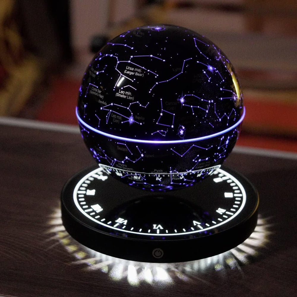 Moderne Konstellationslampe SkyOrbit: Magnetisch schwebende Tischlampe als einzigartige Deko für Ihr Zuhause.