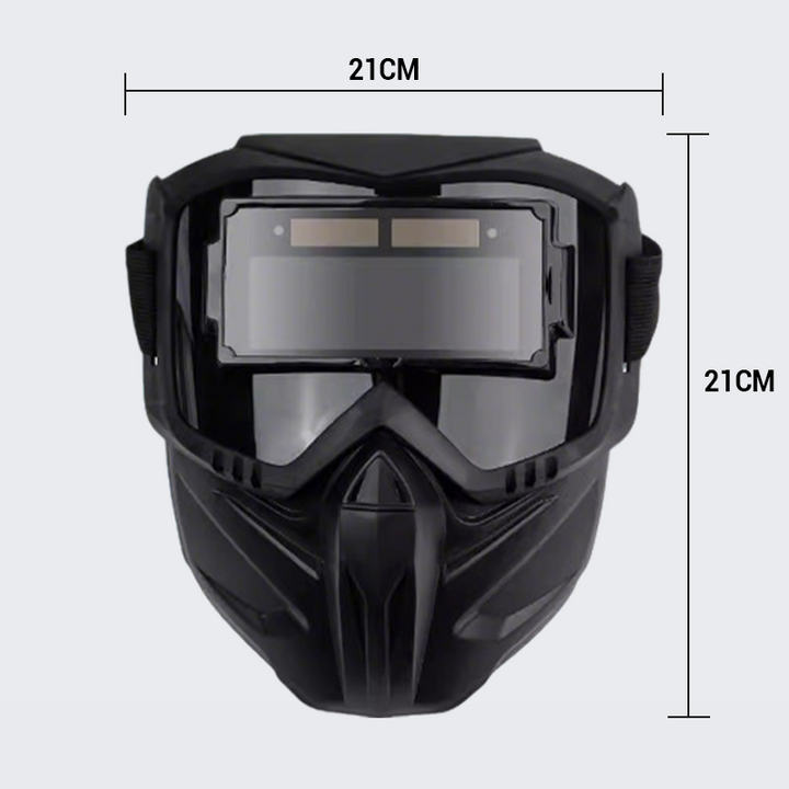 Hochwertiger Schweißschutzhelm mit True Color für unverfälschte Farbwiedergabe. Perfekt für präzise Schweißarbeiten.