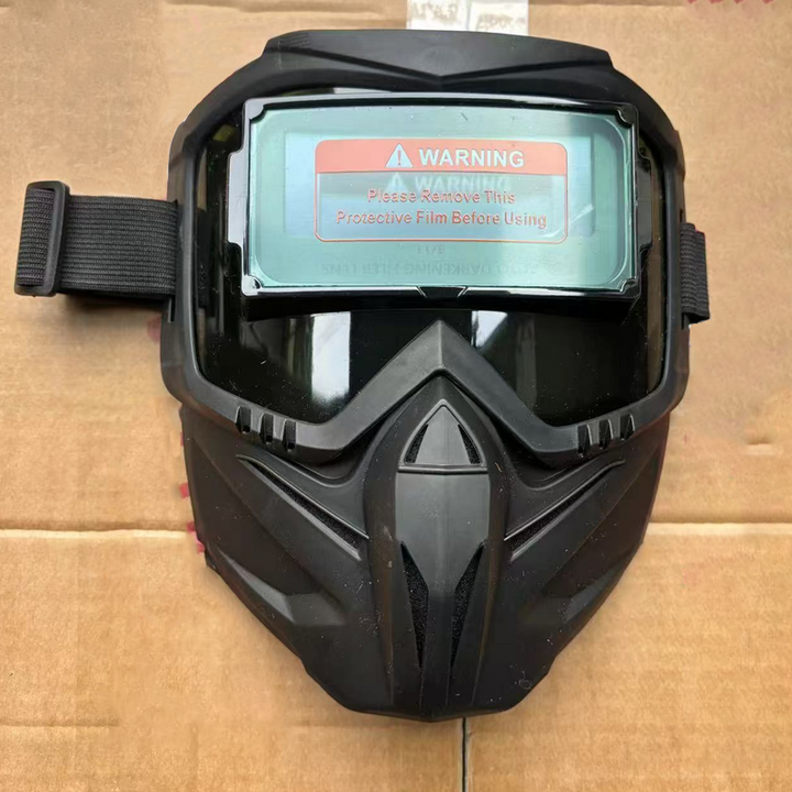 Komfortable Schweißmaske mit automatischem Blendschutz. Erleichtert präzises Schweißen und schützt die Augen optimal.