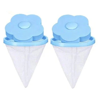 Fusselentferner & Haarfilter für Waschmaschine, wiederverwendbar für hygienisch saubere Wäsche.
