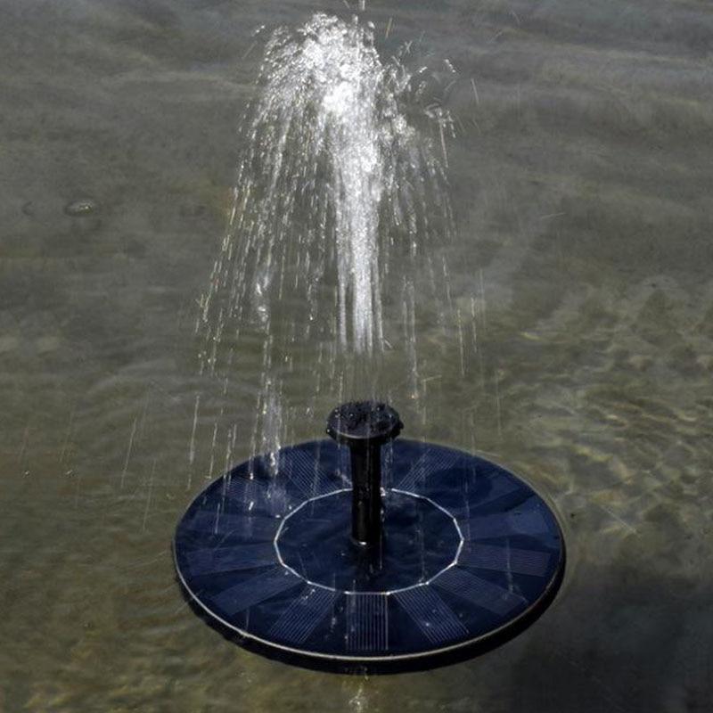 Solarenergie-Springbrunnen, schwimmend, für Teich & Garten. Umweltfreundliches Wasserelement mit Pumpe.