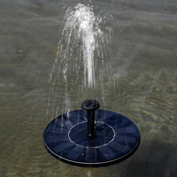 Solarenergie-Springbrunnen, schwimmend, für Teich & Garten. Umweltfreundliches Wasserelement mit Pumpe.