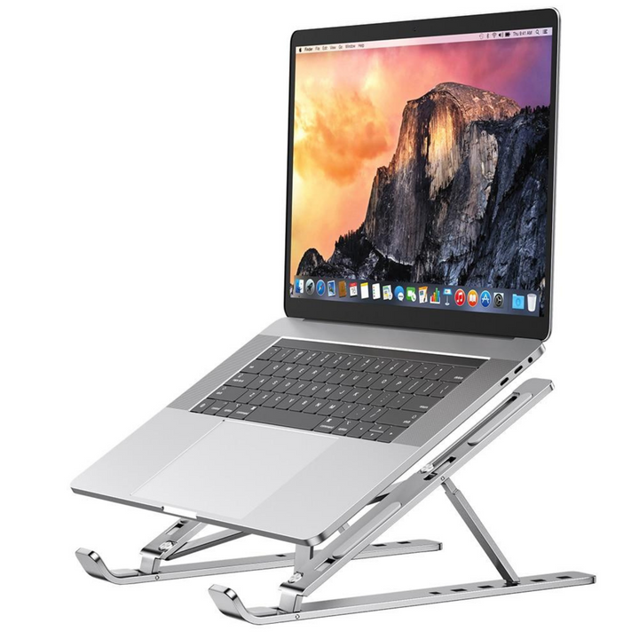 SCITEC Laptopständer, ergonomisch & verstellbar für optimalen Arbeitsplatz. Ideal für Homeoffice & Büro.