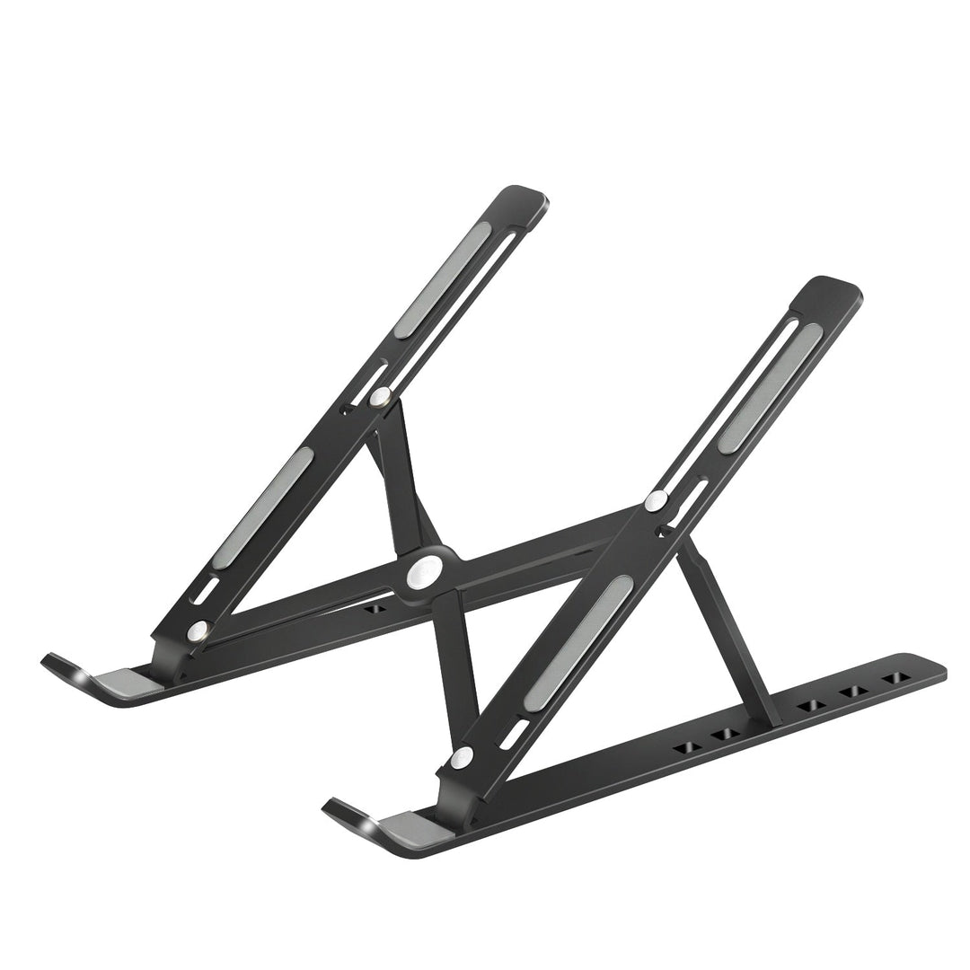 Vielseitiger Laptop-Ständer von SCITEC für verbesserte Ergonomie & Produktivität im Homeoffice.