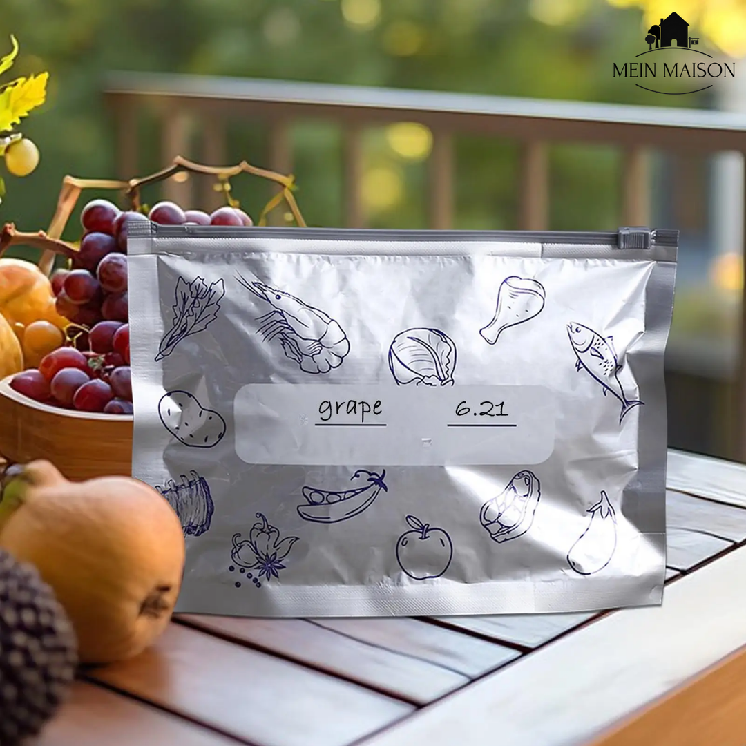 SealBag Pro Zip-Beutel: Ideale Lösung für nachhaltige und hygienische Lebensmittelorganisation.