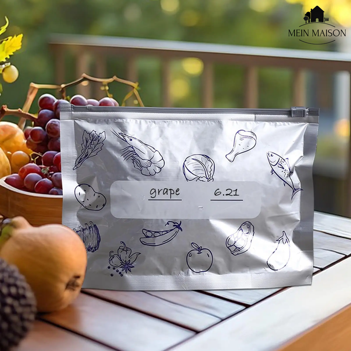 SealBag Pro Zip-Beutel: Ideale Lösung für nachhaltige und hygienische Lebensmittelorganisation.