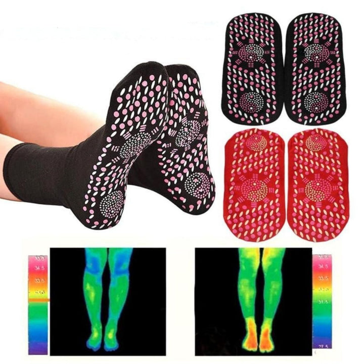 Selbsterwärmende Unisex-Socken fördern die Durchblutung und bieten wohlige Wärme für kalte Füße im Winter.