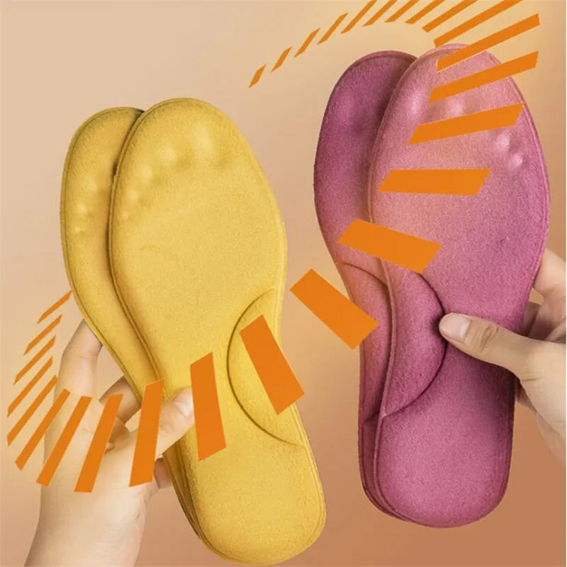 Memoryschaum Einlegesohlen, selbstheizend, bieten Kälteschutz & warme Füße in Winterschuhen. Für Damen & Herren.