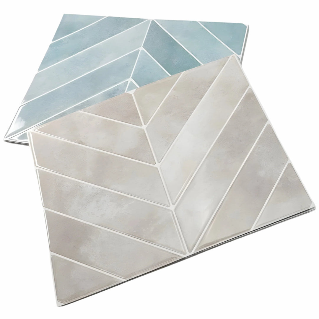 Selbstklebende 3D Wandfliesen mit modernem Design, ideal für Küche, Bad & Wohnraum.