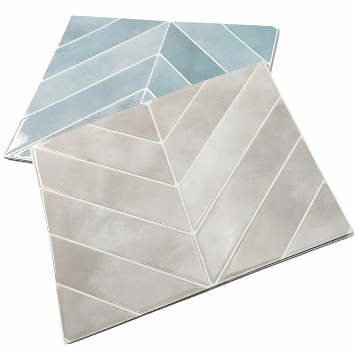 Selbstklebende 3D Wandfliesen mit modernem Design, ideal für Küche, Bad & Wohnraum.