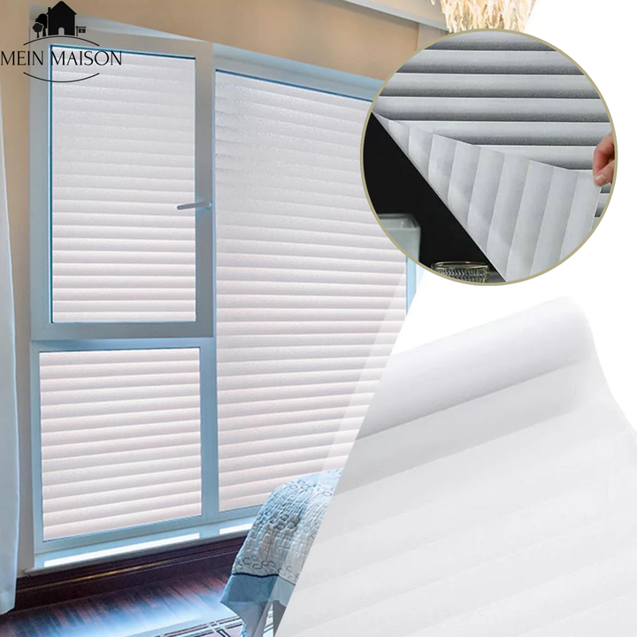 Selbstklebende Fensterfolie: optimaler Sichtschutz & heller Raum. Ideal für Privatsphäre im Zuhause.