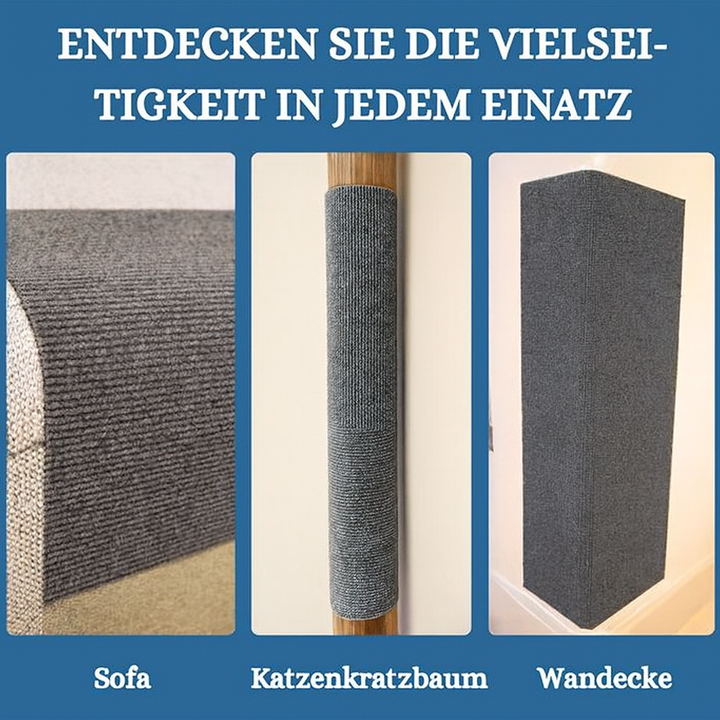 Langlebige Kratzmatte für Katzenmöbelschutz, unsichtbar, selbstklebend, für Haushalt & Garten.