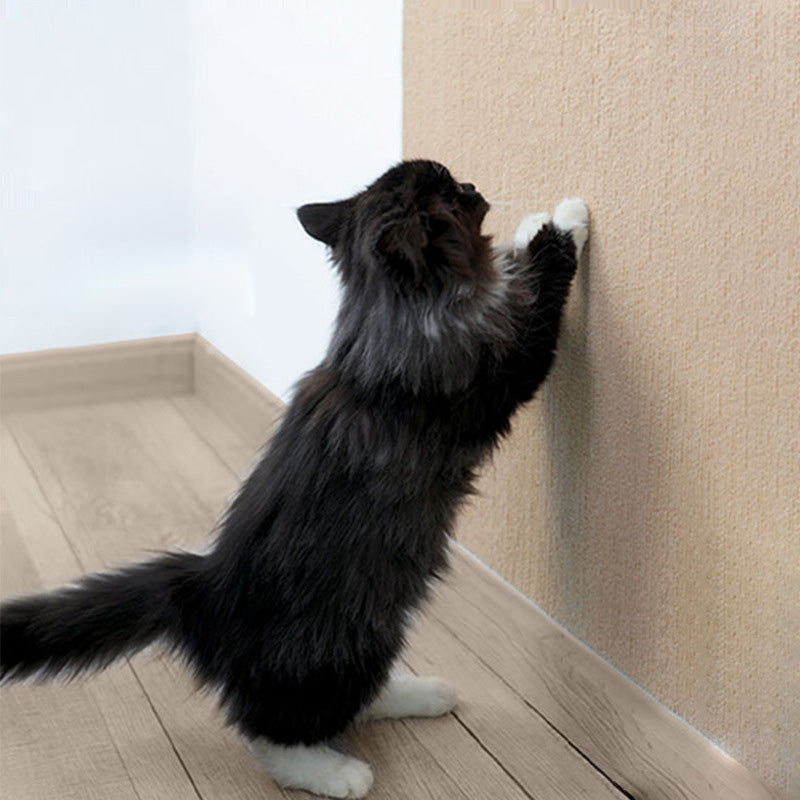 Flexible Katzen Kratzmatte, selbstklebend, schützt Polstermöbel und Holz vor Kratzern.
