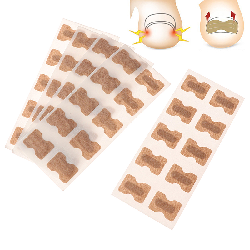 Kosmetik für Zehennägel: Selbstklebende Nagelkorrektur-Pflaster für einfache Fusspflege & schöne Nägel.