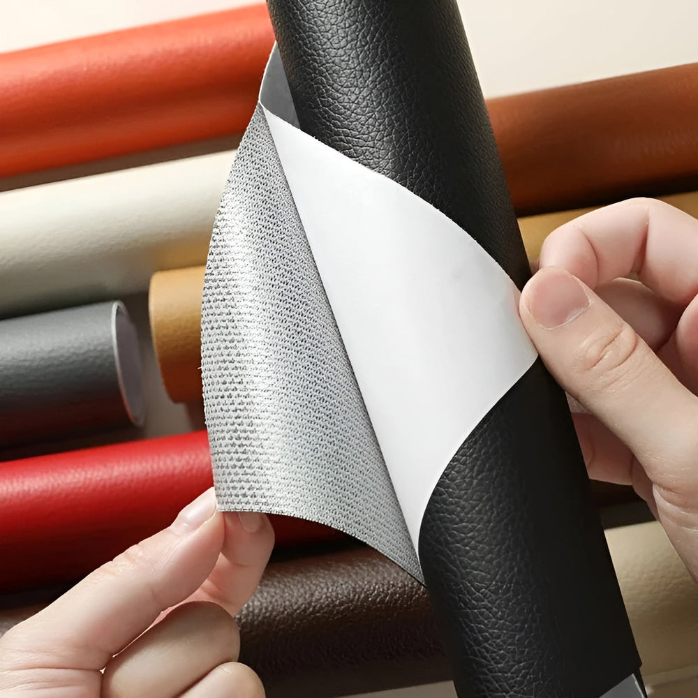 Praktischer Klebeflicken zur schnellen DIY-Reparatur von Rissen und Löchern an Möbeln und Taschen.