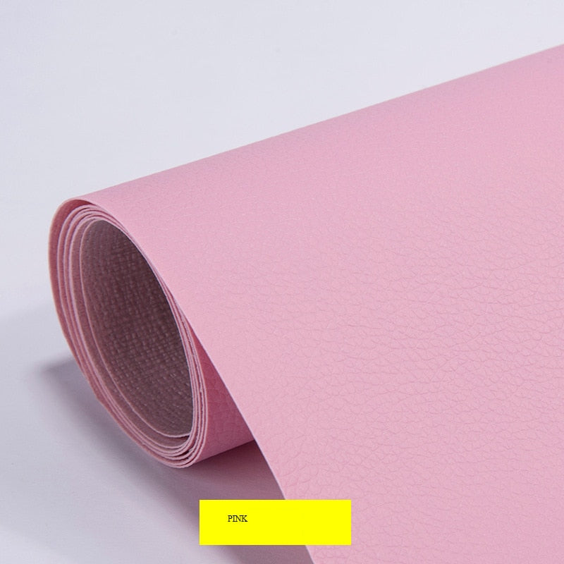 Vielseitiges Kunstleder-Reparaturset für alle Arten von Rissen & Löchern, farbneutral.