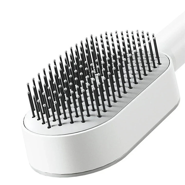 Ergonomische 3D-Haarbürste mit Kopfhautmassage. Ideal zum Entwirren und zur Förderung von gesundem Haar.