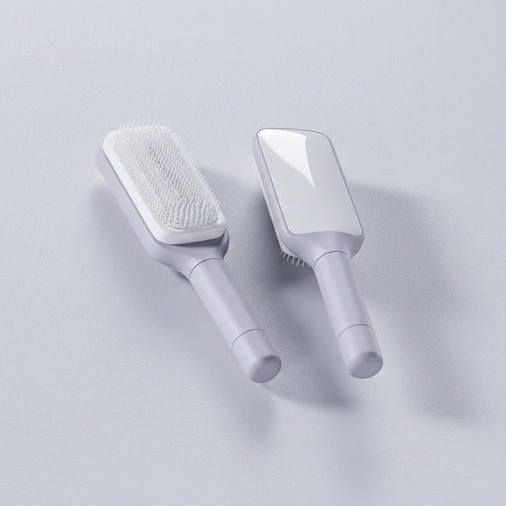 Innovative Entwirrbürste für alle Haartypen. Selbstreinigend, für knotenfreies und gesundes Haar.