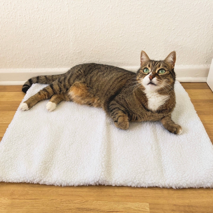 Selbstwärmende Katzenmatte WarmPurr™ für gemütlichen Komfort und wohlige Wärme.