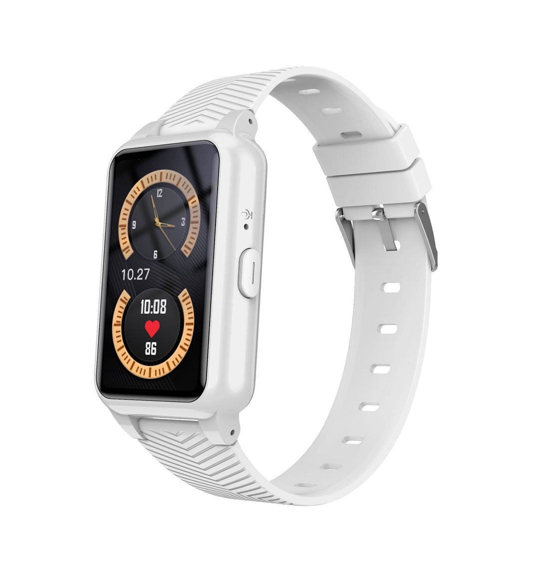 Senioren Smartwatch mit GPS-Tracking und Sturzdetektion, bereit für den Einsatz und für schnelle Hilfe bei Bedarf.