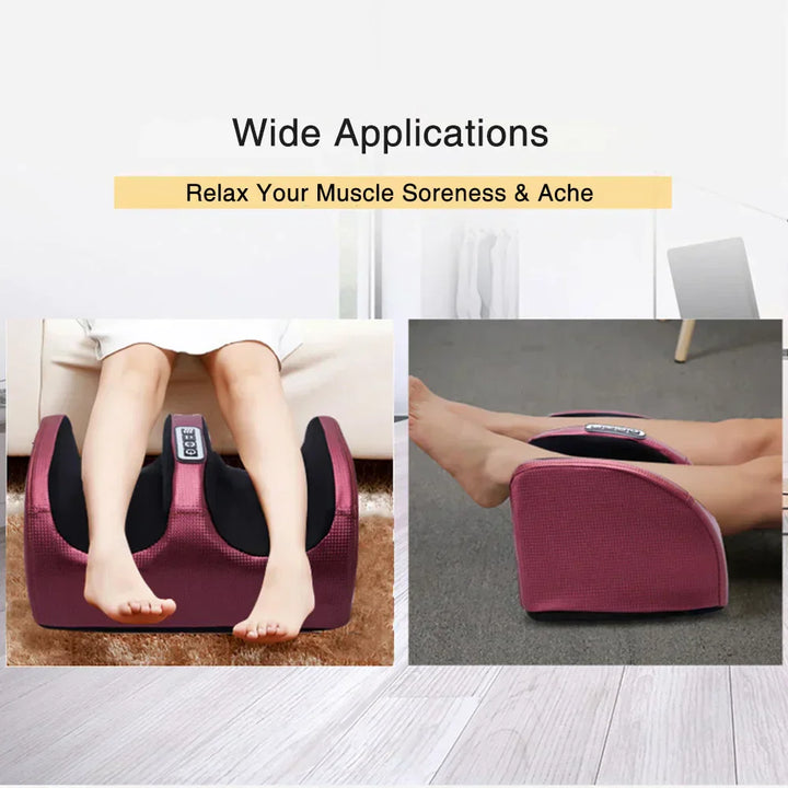 Kompaktes Shiatsu Fußmassagegerät mit Wärmefunktion, perfekt für Selbstpflege und tägliche Fußentspannung.