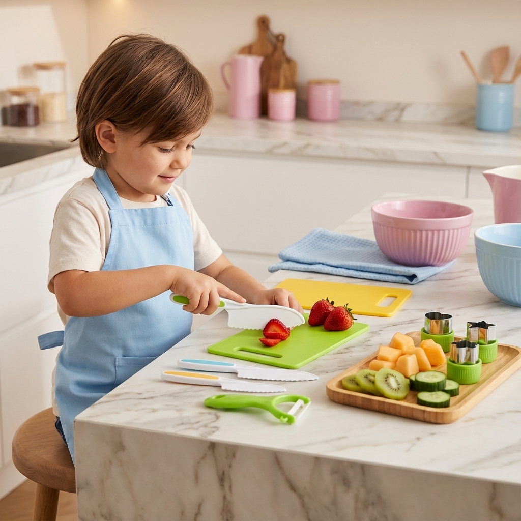 Detailreiches Kochspielzeug für Kinder; umfasst Küchenzubehör, fördert kreatives Rollenspiel.