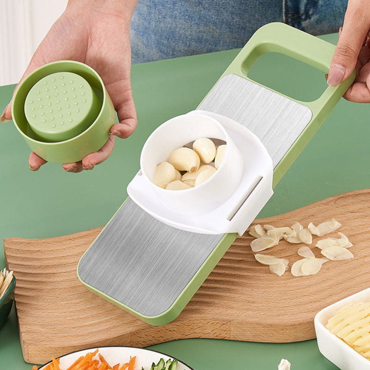 Präziser 7in1 Gemüseschneider. Ideal zum sauberen Schneiden von Gemüse & Obst für gesunde Gerichte.