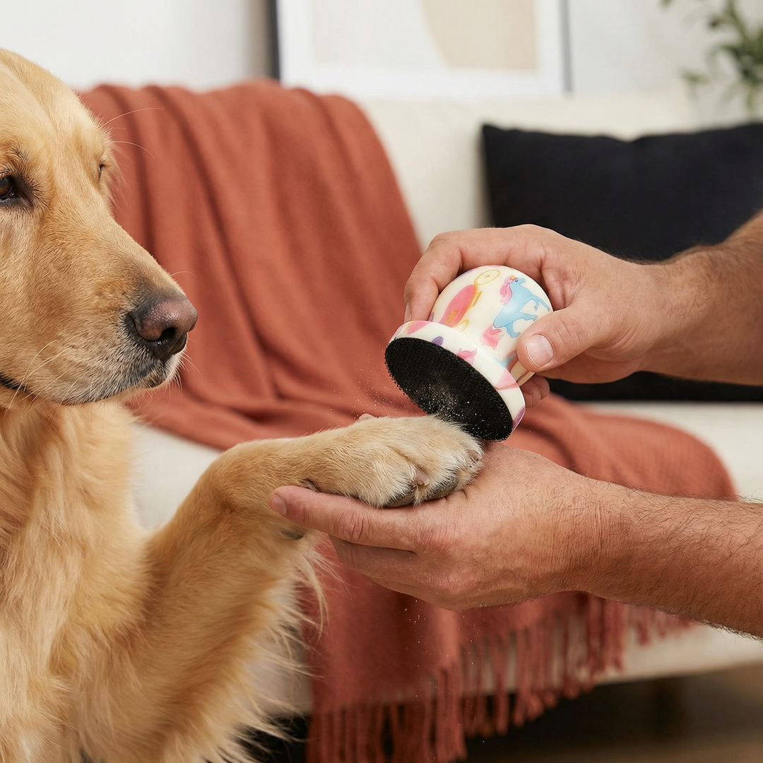 Sicherer Krallenschleifer für Hunde & Katzen. Stressfreie Nagelpflege und Pediküre zu Hause.