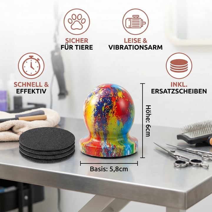 Effizienter Nageltrimmer für Haustiere. Sicheres und leises Pflegegerät für die tägliche Krallenpflege daheim.