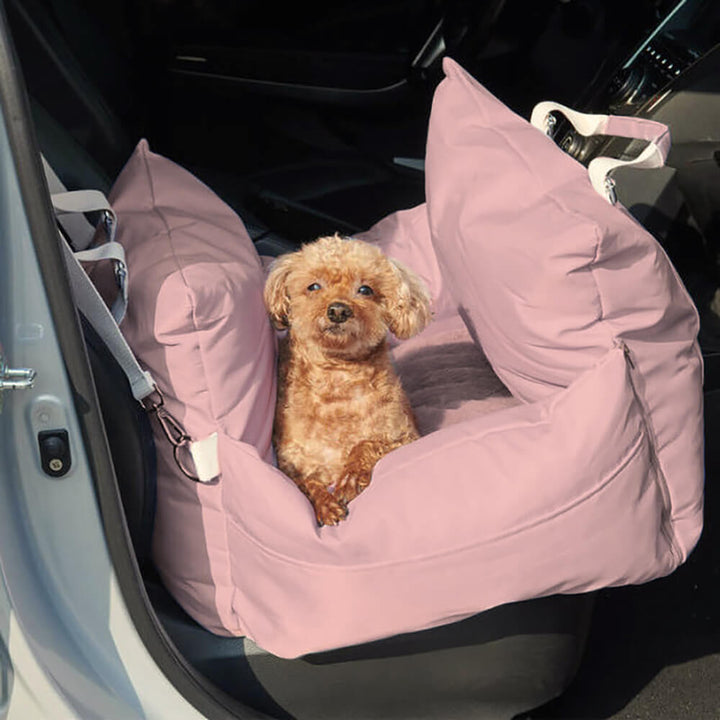 Universelles Hundeautositzbett, passend für die meisten Autos & kleine/mittlere Hunde.